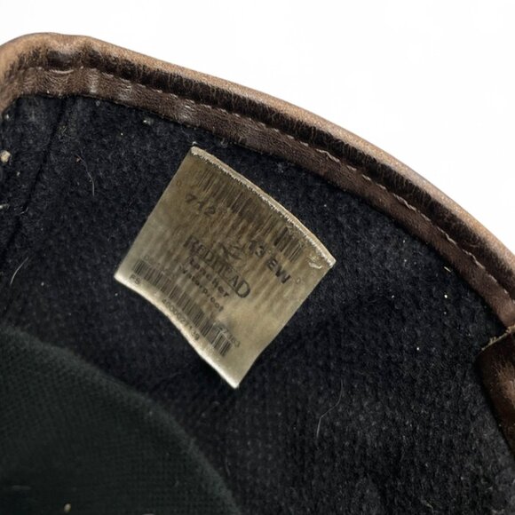 Red Head Leather Waterproof Brown Western Cowboy Biker Work Boots Men's 13 E - Picture 11 of 13